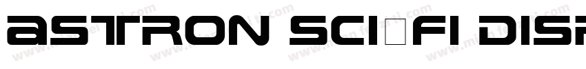 Astron Sci-Fi Displa字体转换